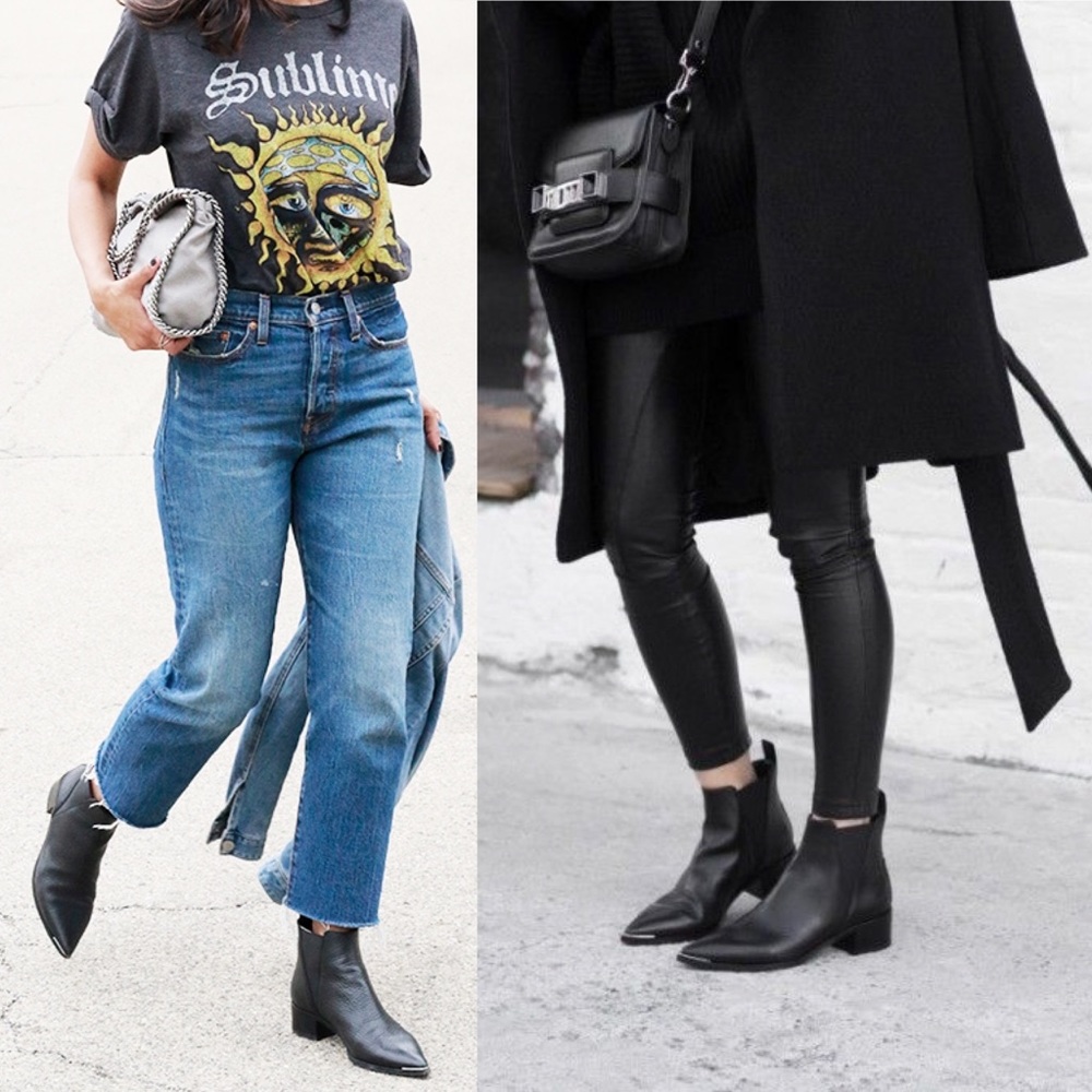 ACNE Studios Jensen Black Leather